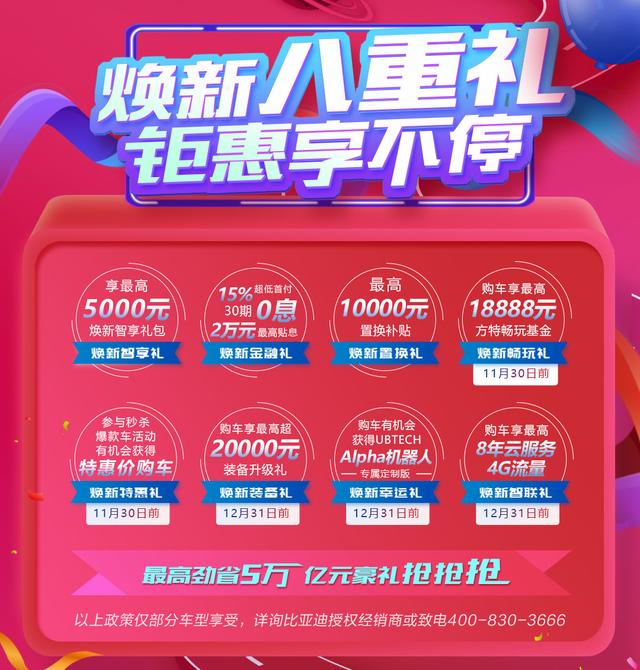 双11钜惠疯狂来袭!比亚迪率先“开车”