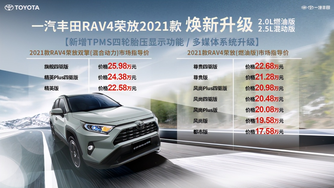 史上最强RAV4驾临!RAV4荣放双擎E+竞速上市